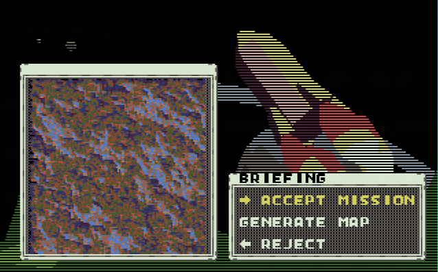 Briefing screen