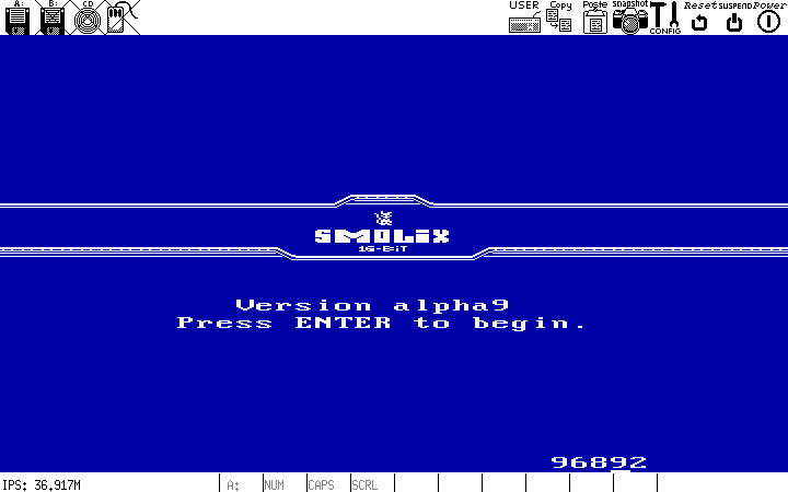 Splash screen